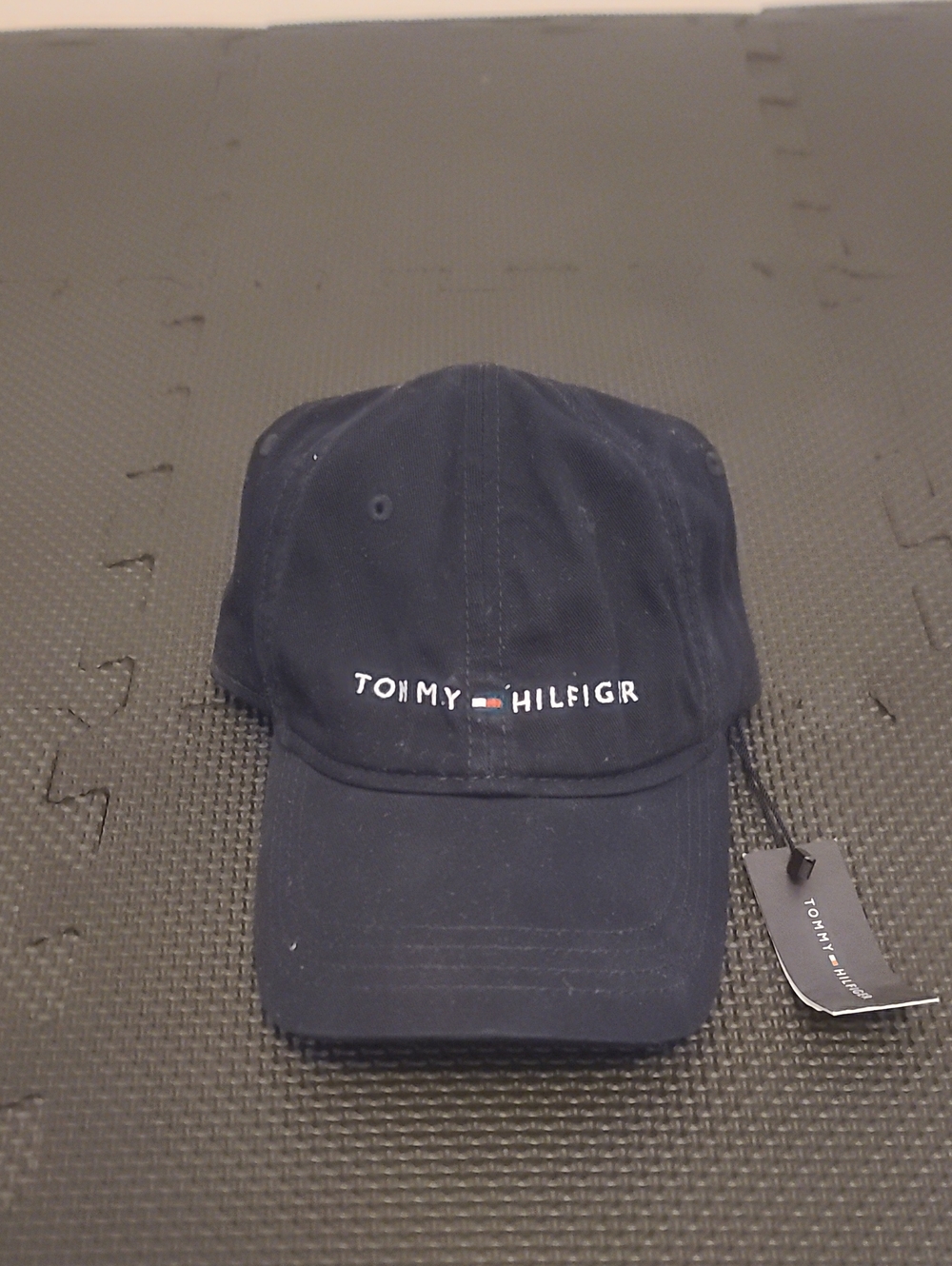 Tommy Hilfiger Navy Baseball Cap with Embroidered Logo